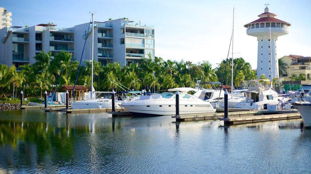 Marina Ixtapa featuring a bay or harbour and tropical scenes