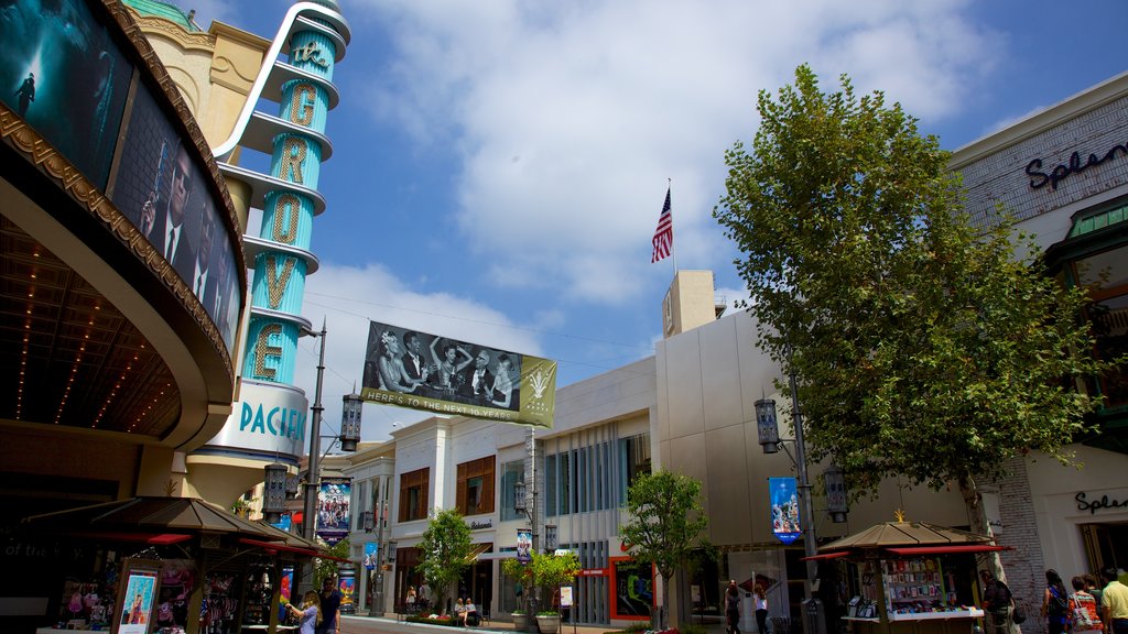 The Grove featuring a city and street scenes