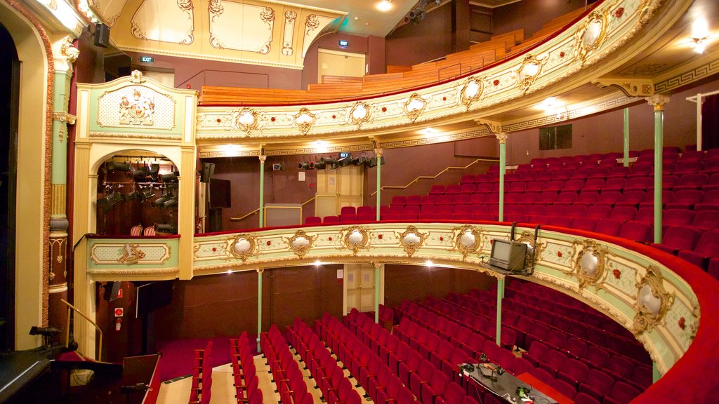 Theatre Royal showing theater scenes and interior views