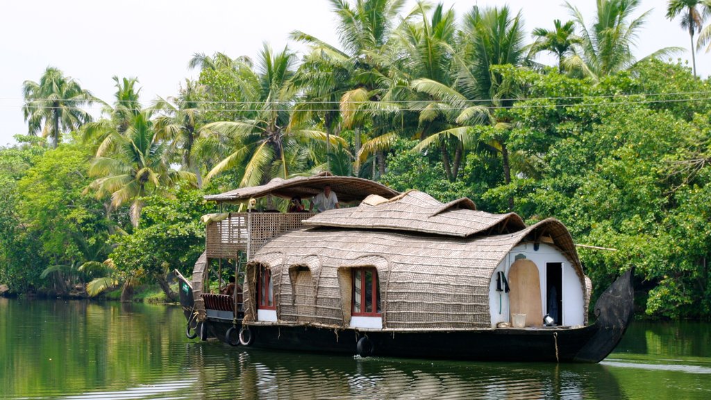 Cochin showing tropical scenes and a river or creek