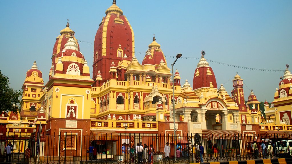 Birla Mandir Temple ofreciendo un templo o lugar de culto, elementos religiosos y patrimonio de arquitectura