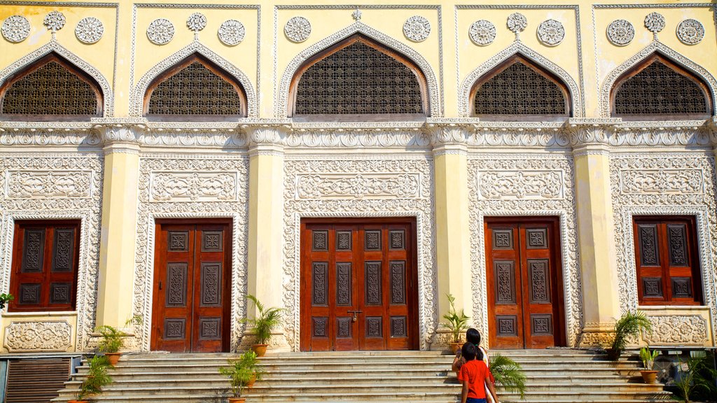 Palácio de Chowmahalla mostrando um pequeno castelo ou palácio e arquitetura de patrimônio