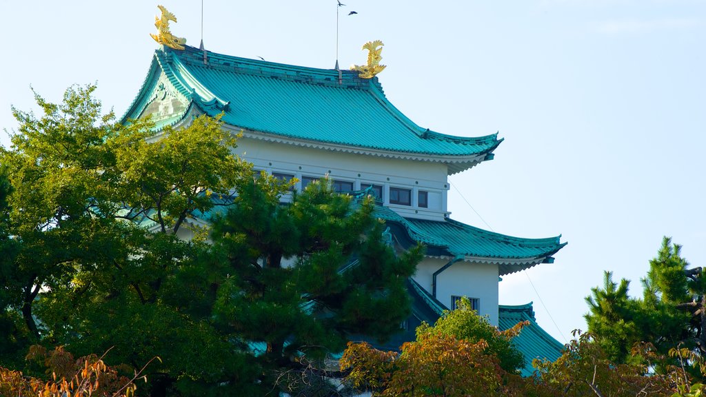 Castelo de Nagoya caracterizando arquitetura de patrimônio e um castelo