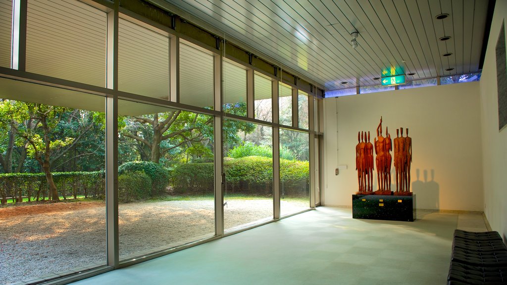 Kitakyushu City Art Museum showing interior views