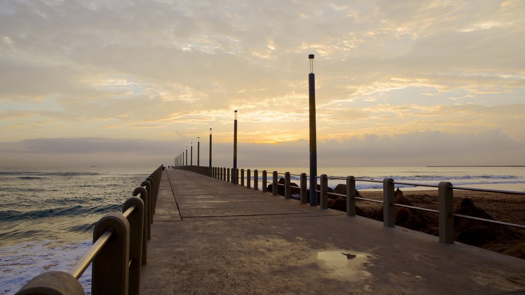 South Beach showing a sunset, landscape views and general coastal views