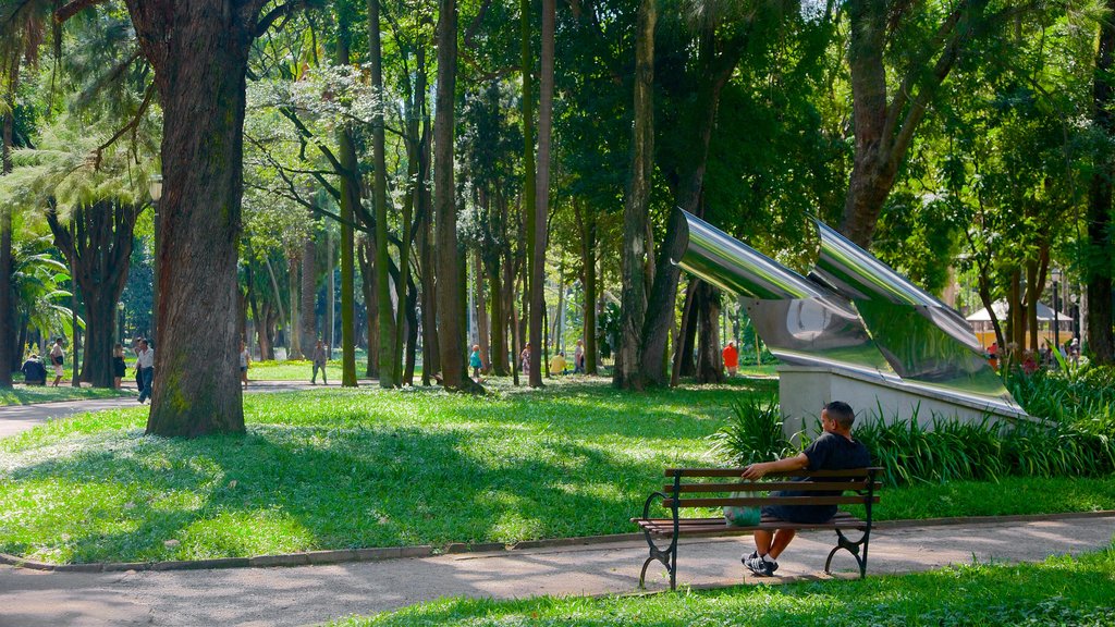 Itajai featuring art, outdoor art and a park