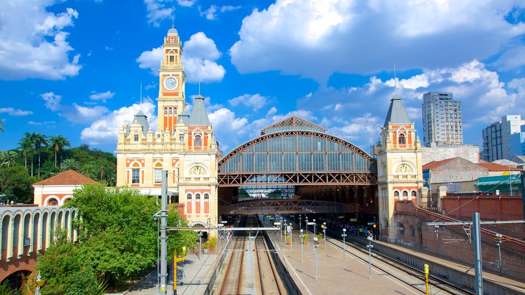 Itajai which includes a city and railway items