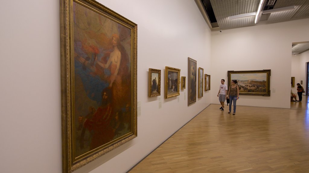 Pinacoteca do Estado showing interior views and art