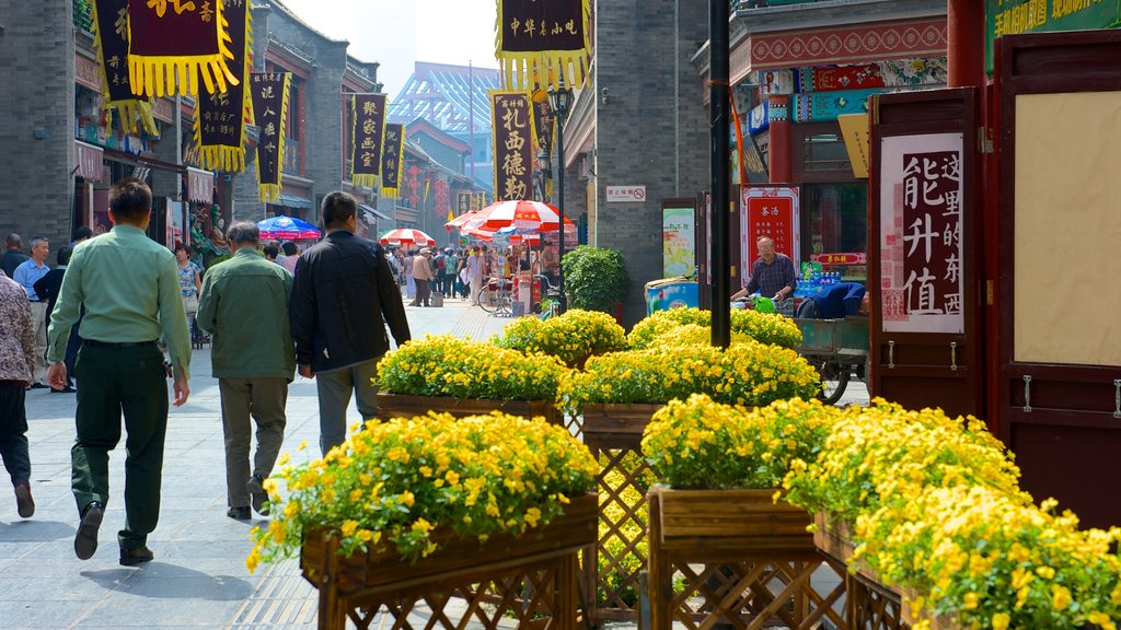 Ancient Culture Street showing markets, street scenes and a city