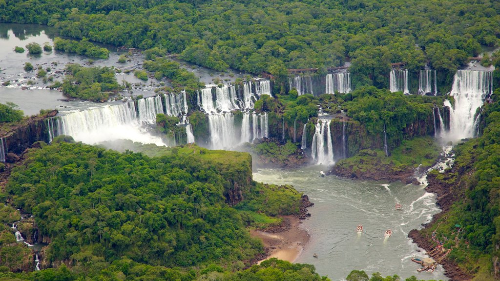 Iguazu Falls which includes a waterfall