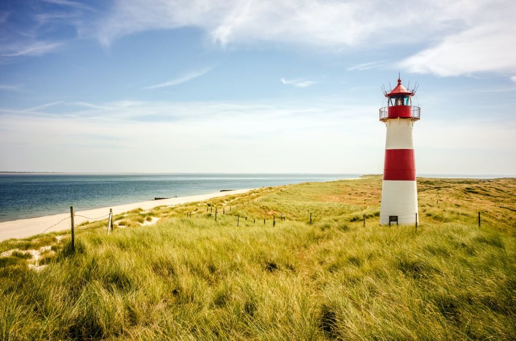 Lighthouse on the island Sylt / Germany