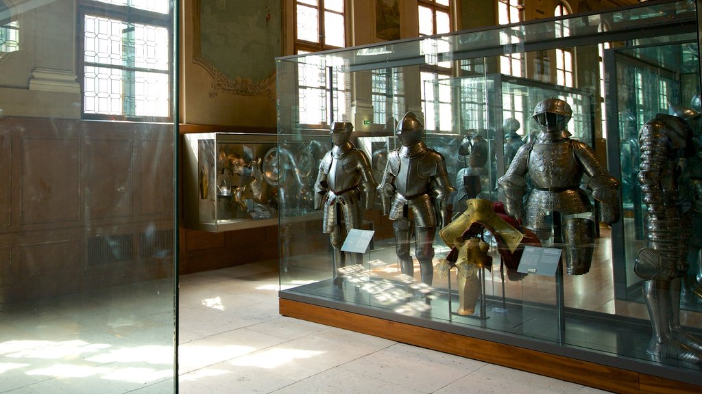 Les Invalides which includes interior views