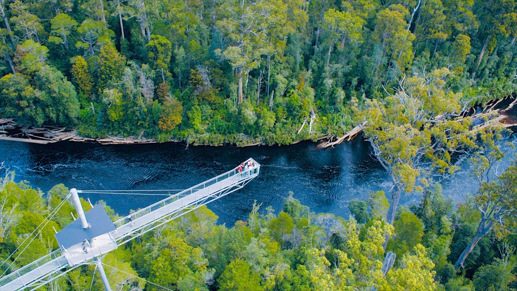 Geeveston montrant vues et une rivière ou un ruisseau