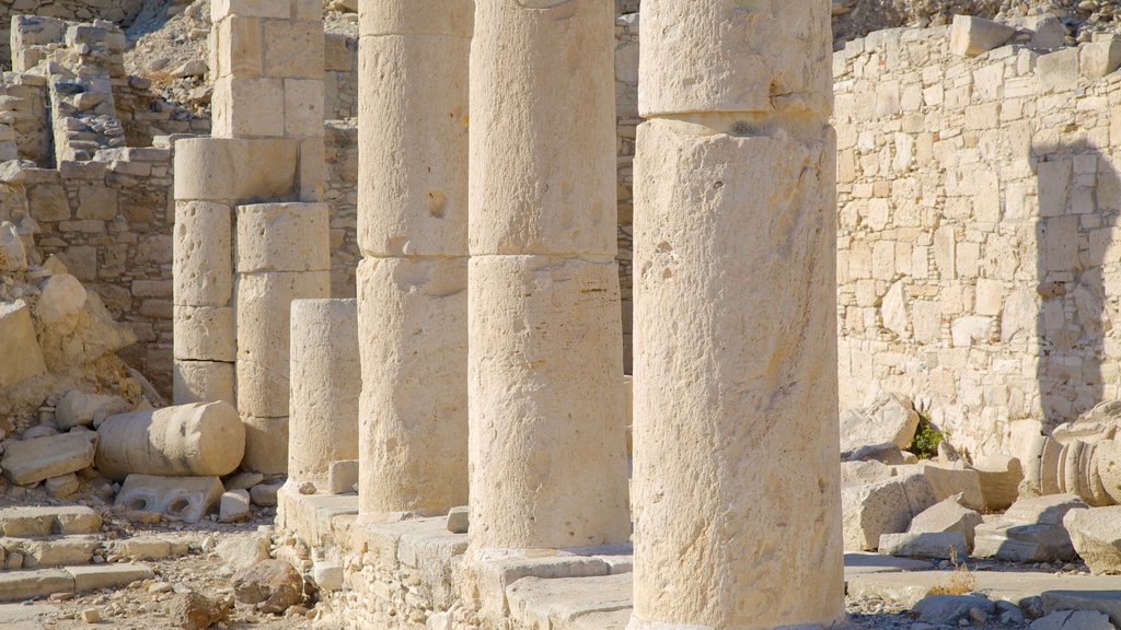 Amathus Ruins mostrando arquitetura de patrimônio e ruínas de edifício