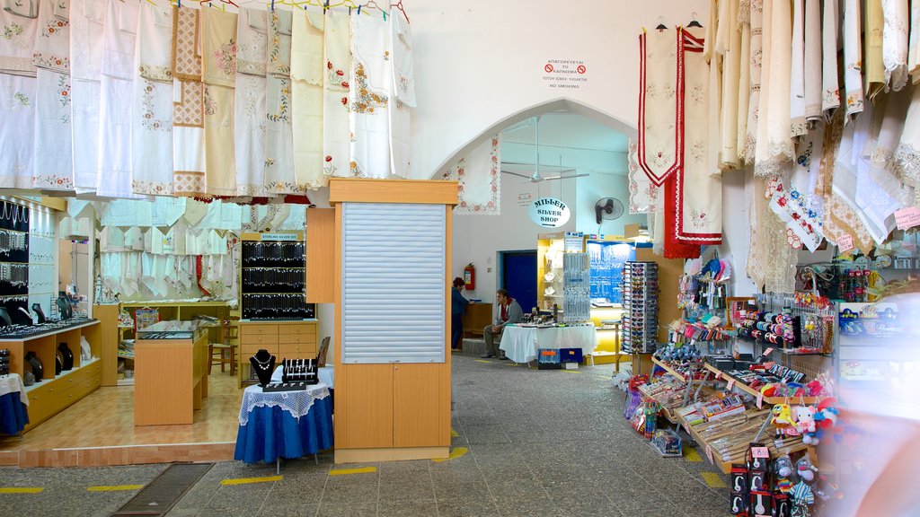 Old Town of Limassol showing interior views