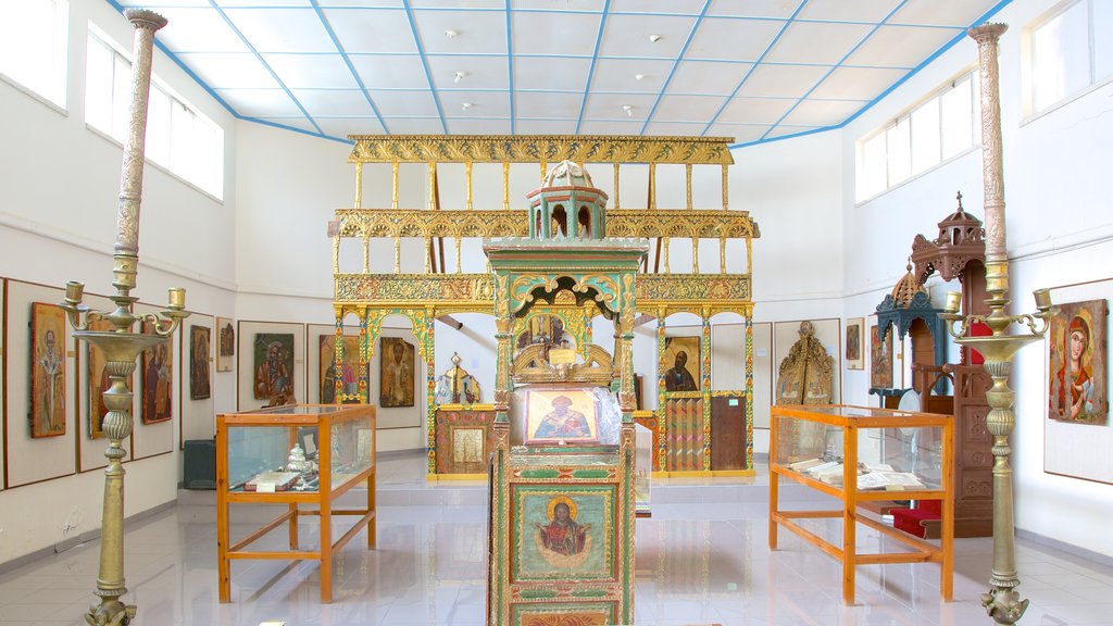 Byzantijns museum inclusief interieur