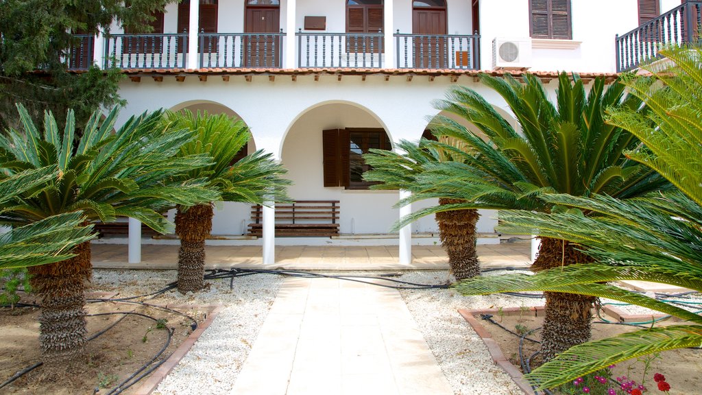 Museu Bizantino caracterizando um jardim