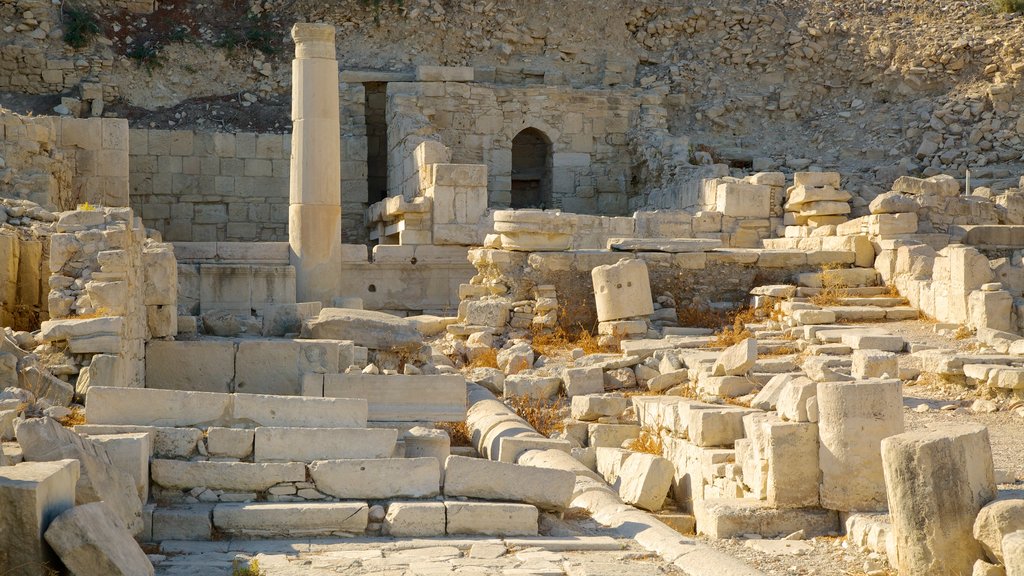 Ruinas de Amathus mostrando una ruina