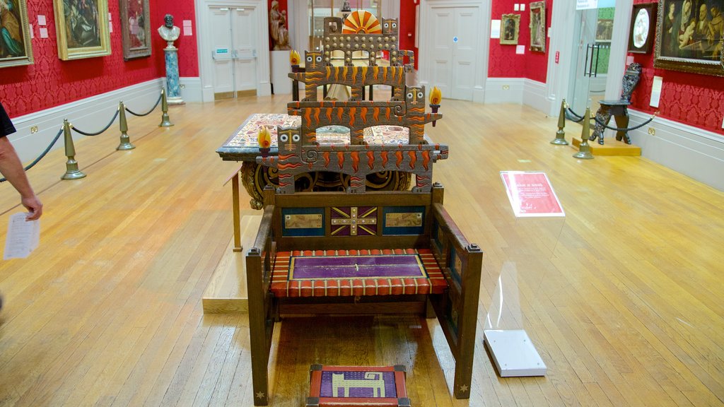 Walker Art Gallery showing interior views