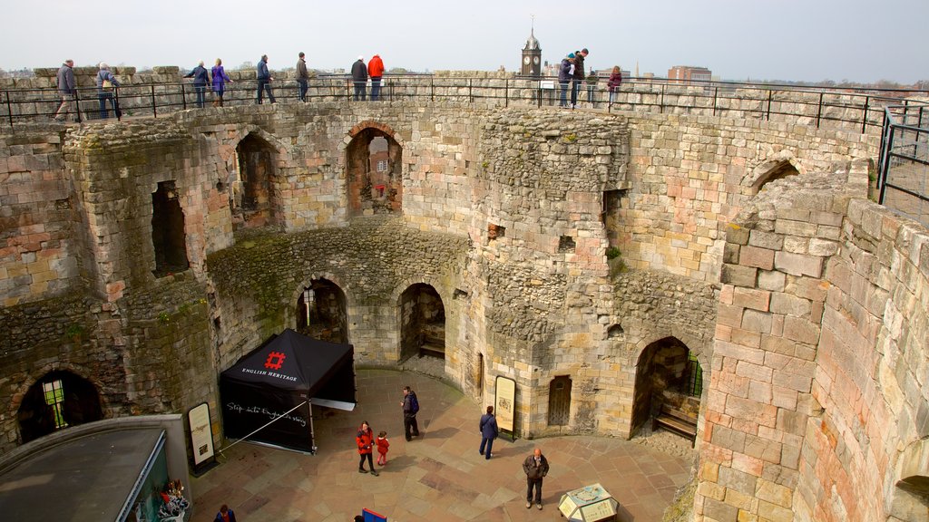 Cliffords Tower featuring a ruin and heritage architecture