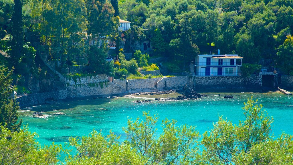 Paleokastritsa Beach which includes general coastal views