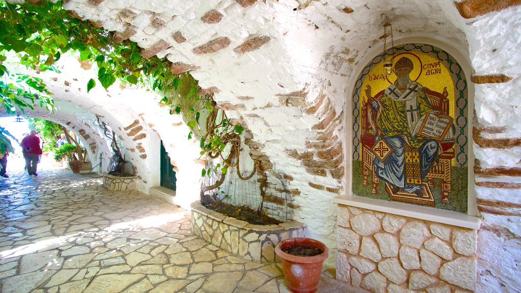 Paleokastritsa Monastery featuring religious aspects