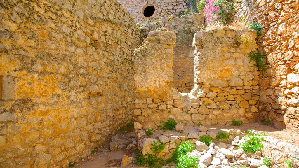 Fortress of Palamidi showing building ruins