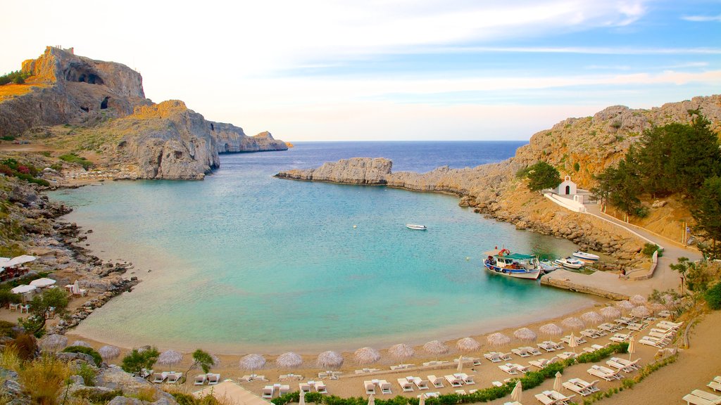 Rhodes Island showing general coastal views