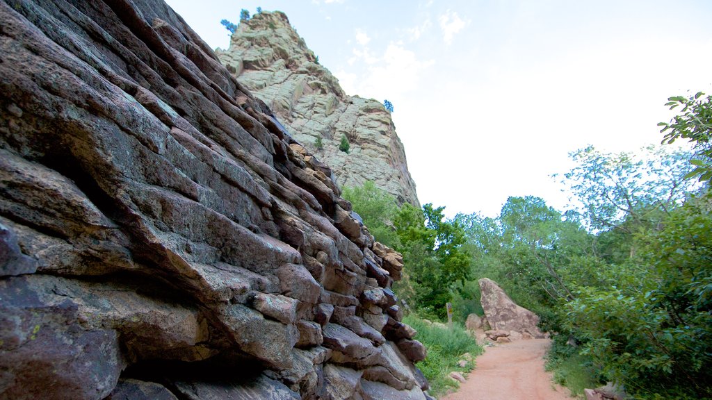 Eldorado Canyon State Park showing a gorge or canyon