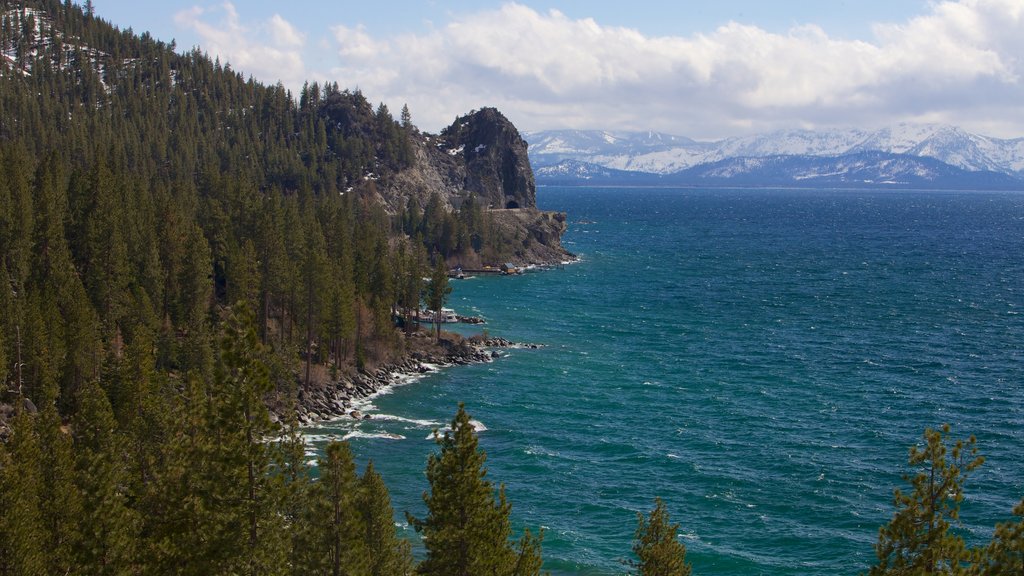 Nevada which includes general coastal views and rocky coastline