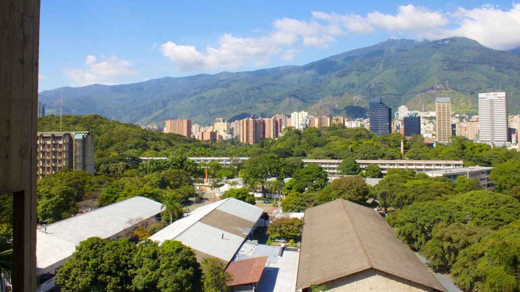 Northern Mountains showing a city