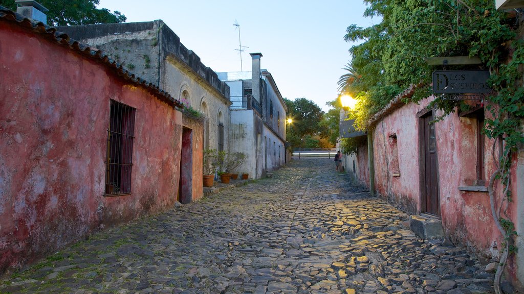 Street of Sighs showing street scenes and heritage architecture