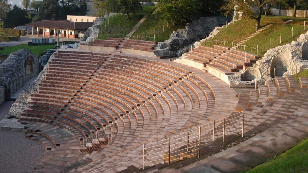 Augusta Raurica mostrando patrimonio de arquitectura