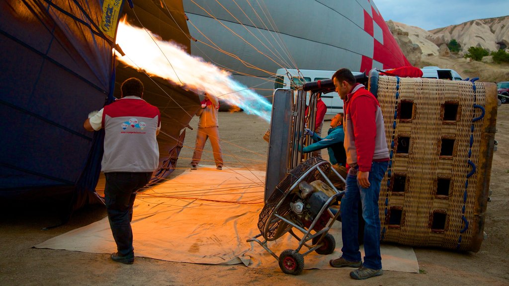 Cappadocia which includes ballooning