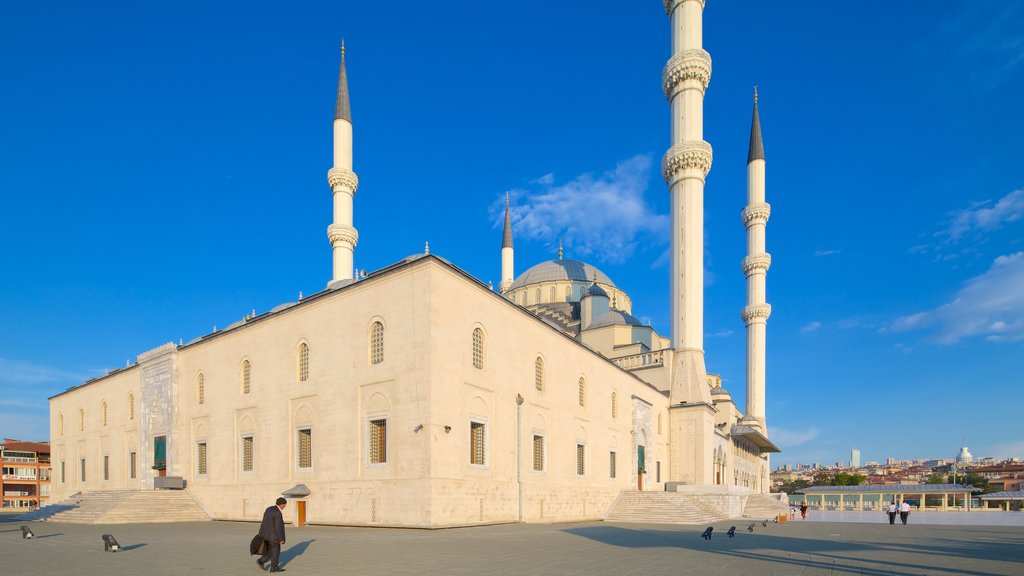 Kocatepe Mosque which includes religious aspects, heritage architecture and a mosque