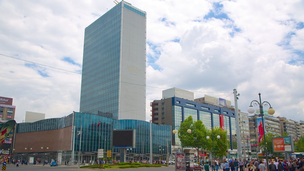 Kizilay Square which includes modern architecture