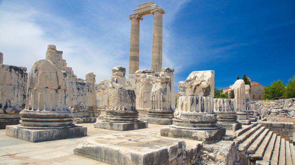 Temple d\'Apollon et d\'Athéna mettant en vedette bâtiments en ruines