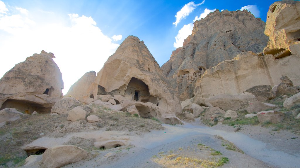 Selime Monastery featuring mountains and tranquil scenes