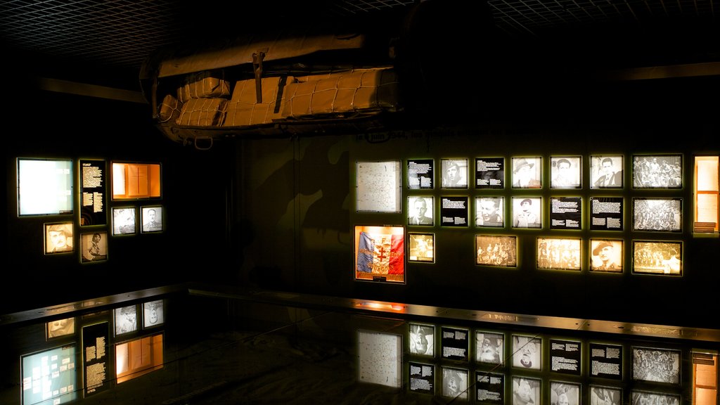 Museum of Resistance and Deportation showing interior views