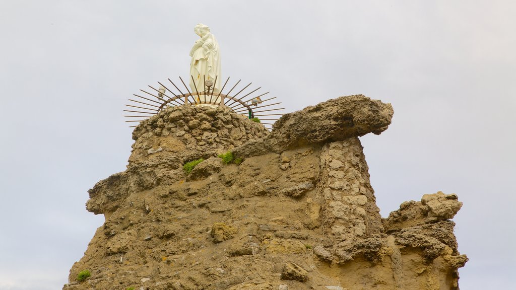 Rocher de la Vierge das einen Statue oder Skulptur, Kunst und Outdoor-Kunst