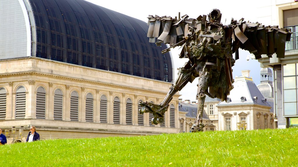 Lyon Opera showing outdoor art