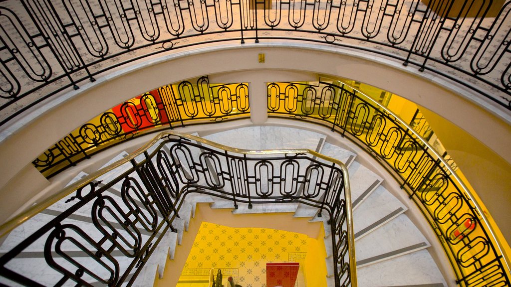 Santander Cultural Center showing modern architecture and interior views