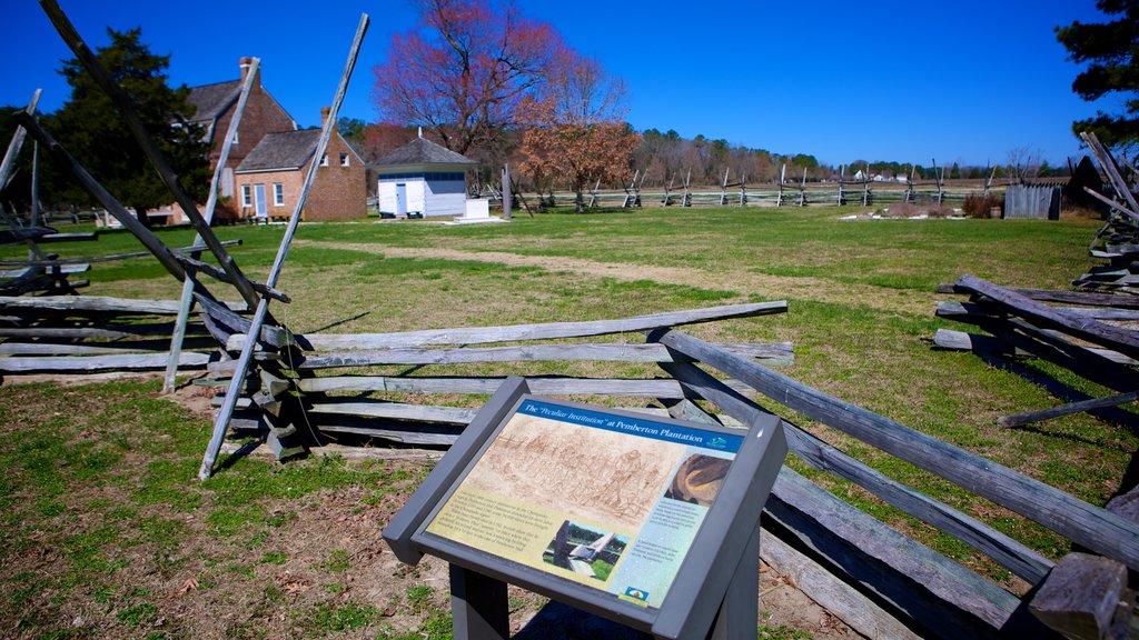 Pemberton Historical Park som viser en have