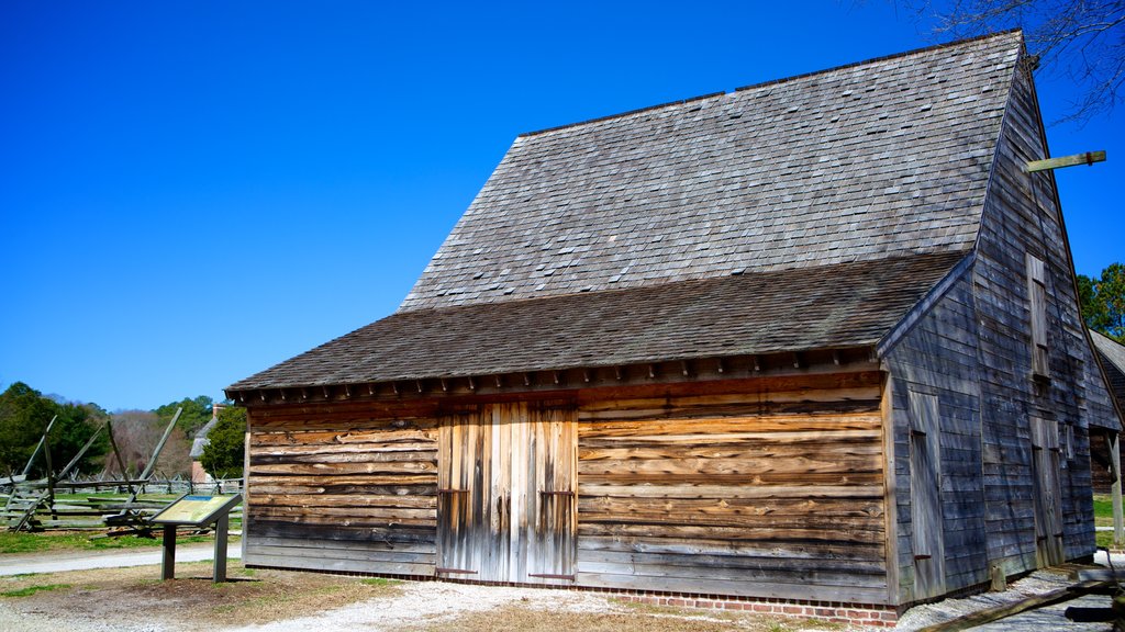 Pemberton Historical Park som inkluderer hus