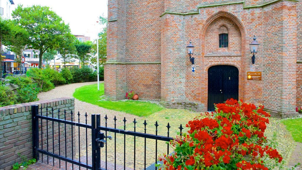 Zandvoort showing a house, flowers and heritage elements