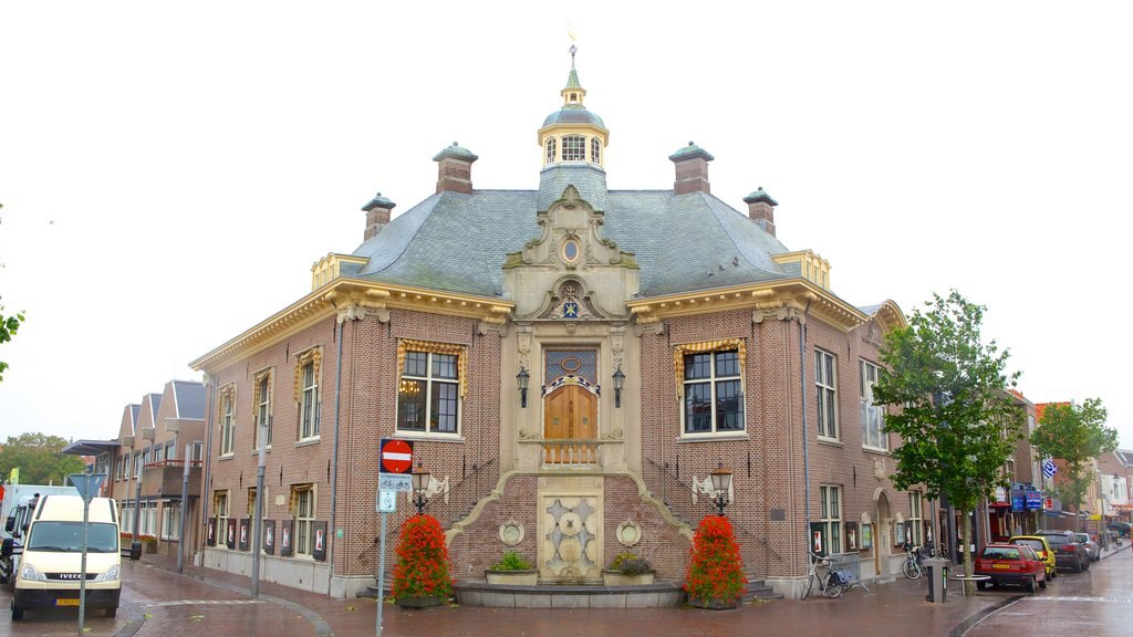 Zandvoort ofreciendo patrimonio de arquitectura, escenas urbanas y elementos del patrimonio