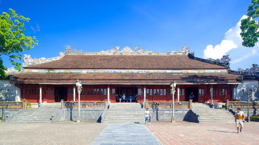 Imperial City showing a temple or place of worship and a square or plaza