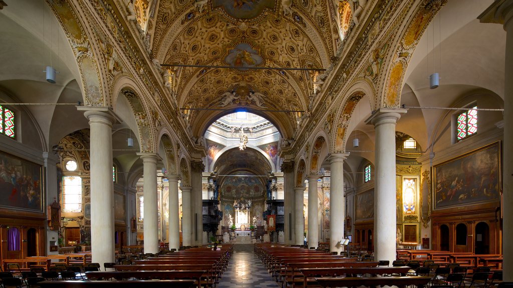 Basilica di San Vittore featuring a church or cathedral, religious aspects and interior views