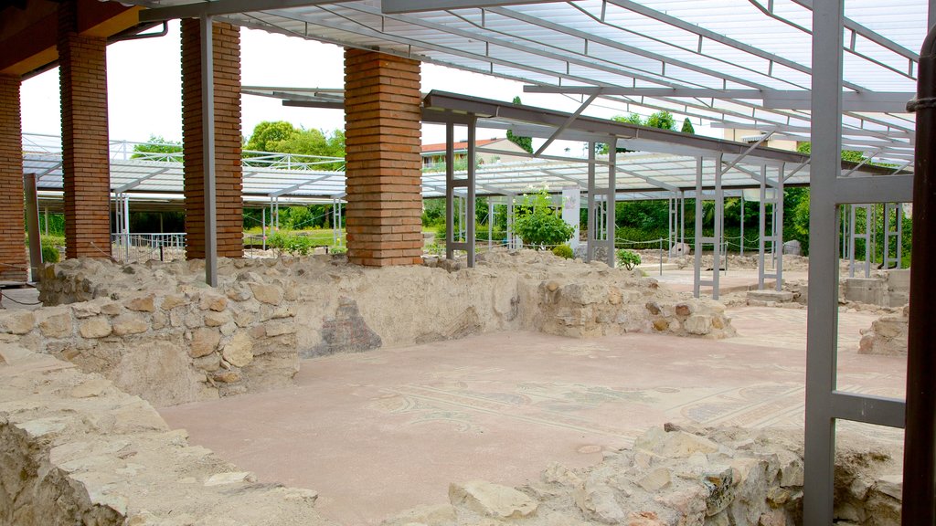 Villa Romana showing building ruins and heritage elements