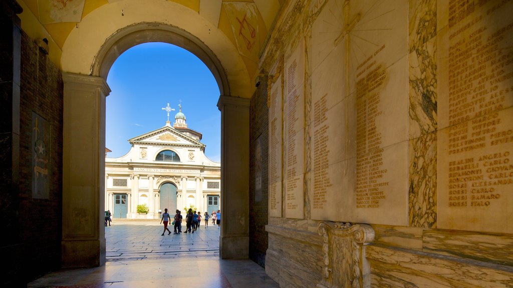 San Vittore Basilica featuring religious aspects, heritage elements and interior views